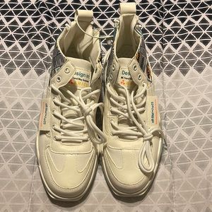 XIDISO IDA Mens Zipper Sneakers